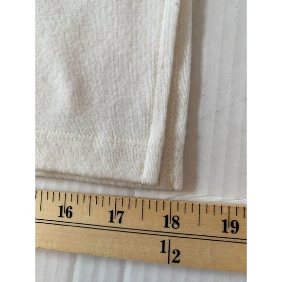 Loft Petites Womens Ivory Cowl-Neck 3/4 Sleeve Top Barbiecore Secretary Size XSP - Picture 8 of 10